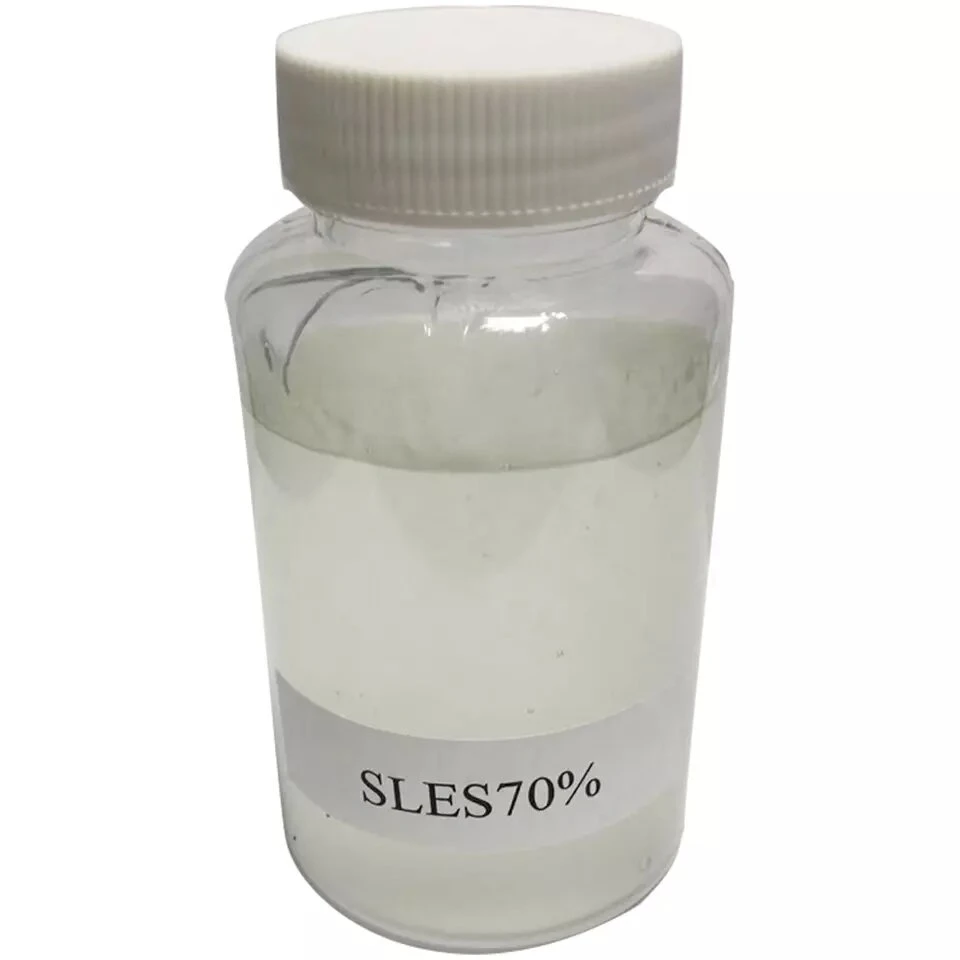 SLES 70% de ingrediente activo de alta CAS 68585-34-2 sodium lauryl ether Sulfatesles el 70% Sodio lauril sulfato de éter de materias primas de detergentes químicos