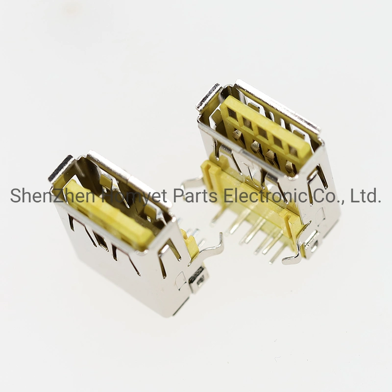 3.0USB Female Base Yellow Rubber Core Us01-512-Yl