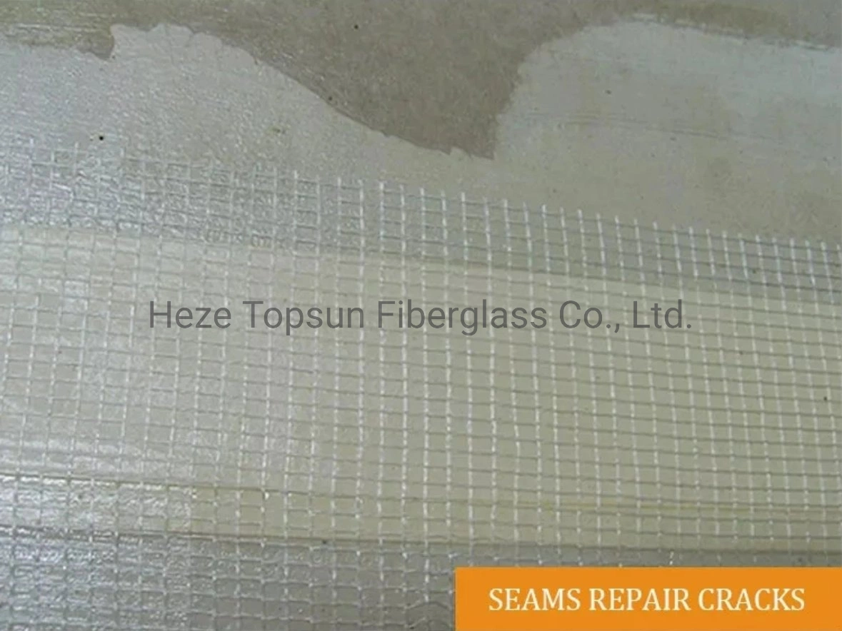 55GSM Waterproof Self-Adhesive White Fiberglass Drywall Mesh Tape