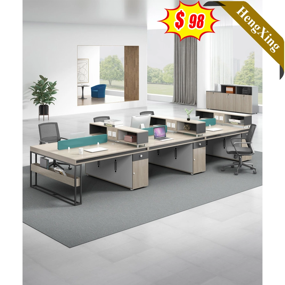 Hot Sell Modern Modular Office Table Cubicle Partition One Side Double Sided Custom Modern Office Workstation