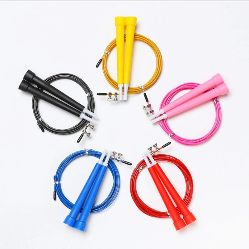 Wholesale Customized Exercise Cuerdas PARA Saltar Jump Rope Plastic Speed Skipping Rope