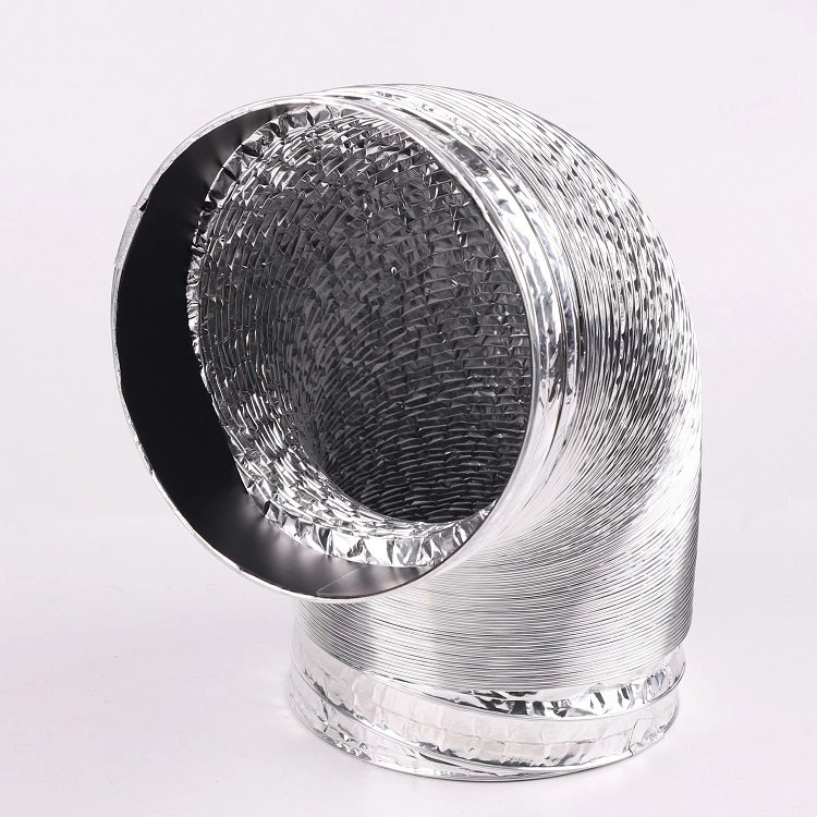 Ventilation Aluminum Flexible Duct Pipe for Riveting Connector