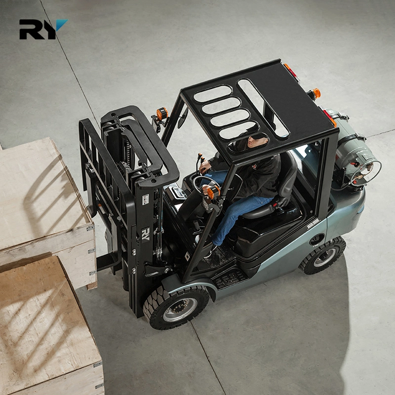 Royal Factory Price 3ton LPG Forklift with Japan Engine