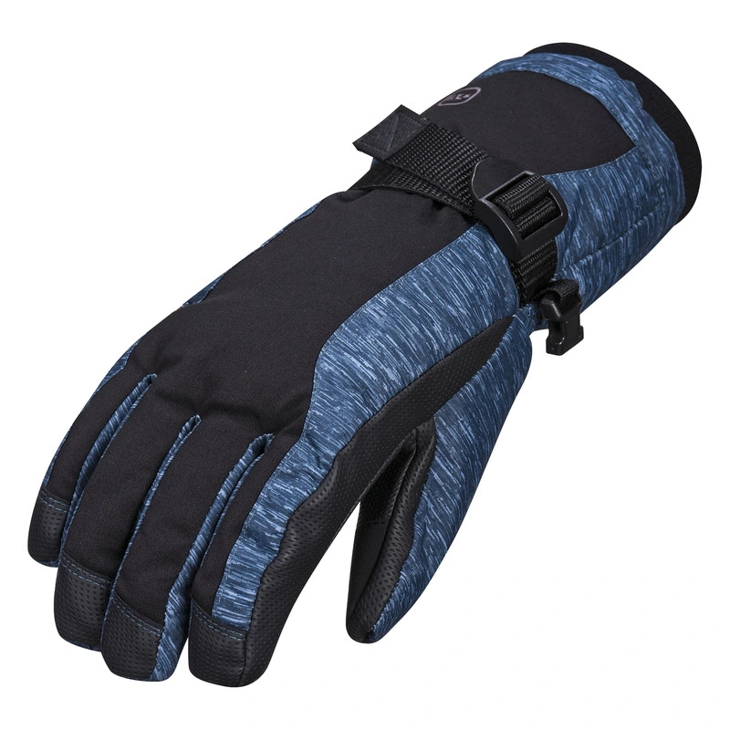 Gants de ski imperméables et chauds personnalisés unisexes avec boucle pour le sport de snowboard.