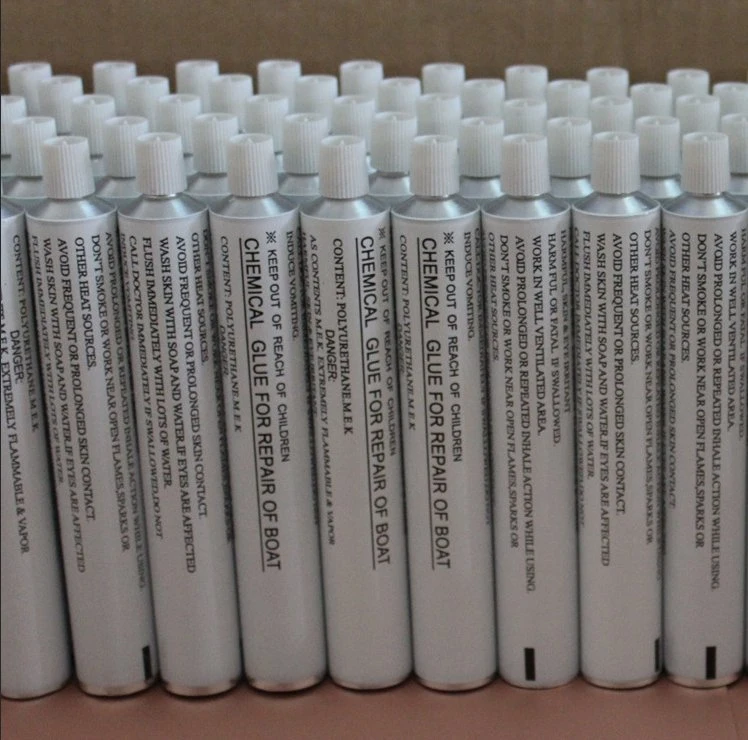 Customized Small Capacity Glue Disposable Aluminum Tube