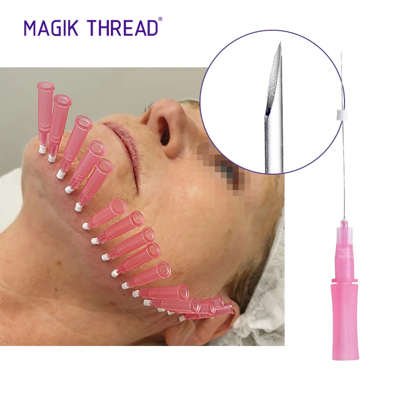 Magik Thread Surgical Sutures Pdo Mono 30g 25mm 38mm Mono Pdo Fios De Pdo Thread for Face Lift