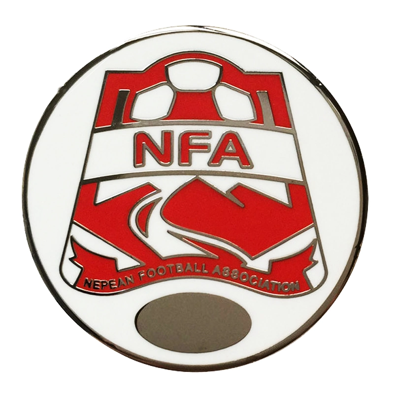 Fabricante de monedas conmemorativas de desafío de metal Fifa Fair Play Emblema de etiqueta de moneda de desafío de metal RFID Euro Artesanía funcional (COIN-070)