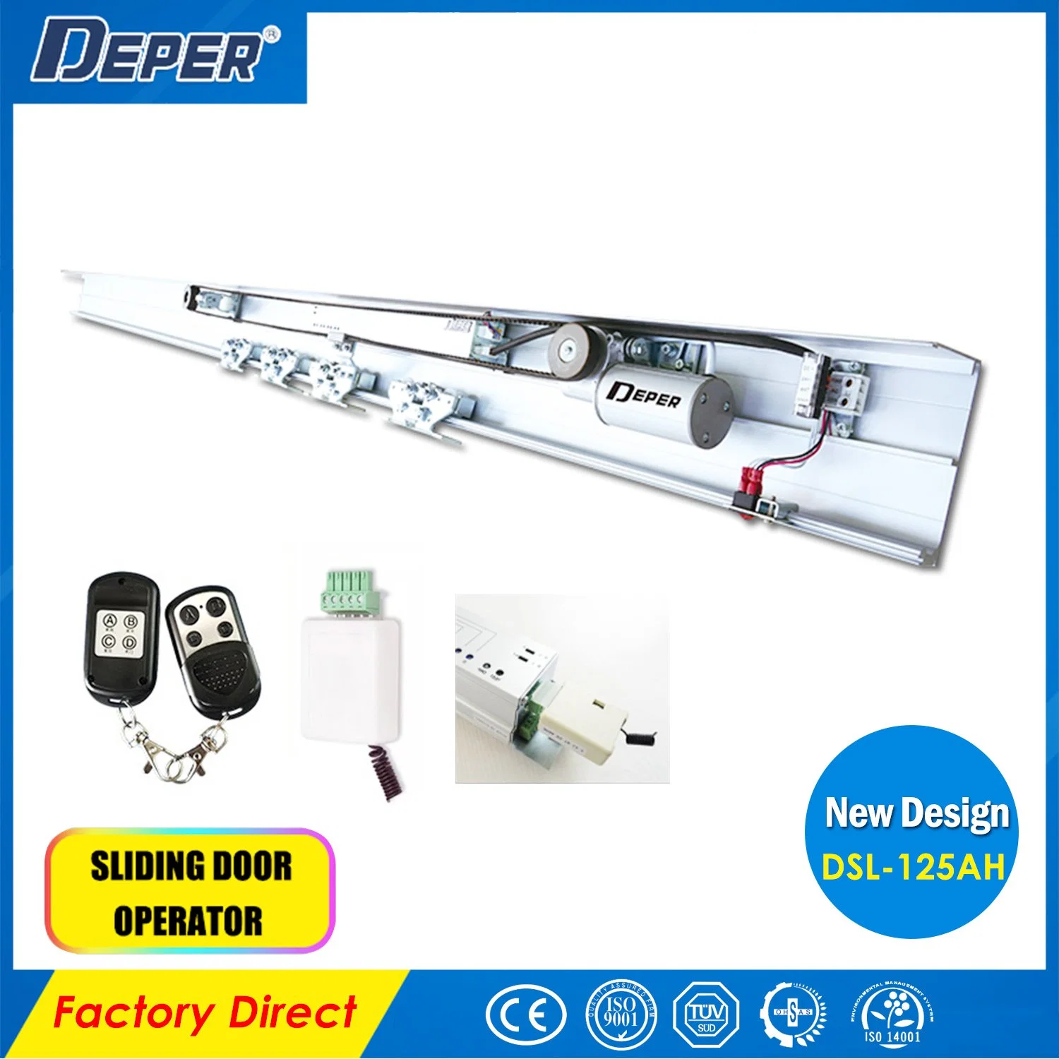 Stable Quality for 21year Manufacturer Automatic Aluminum Alloy Glass Door Motor System