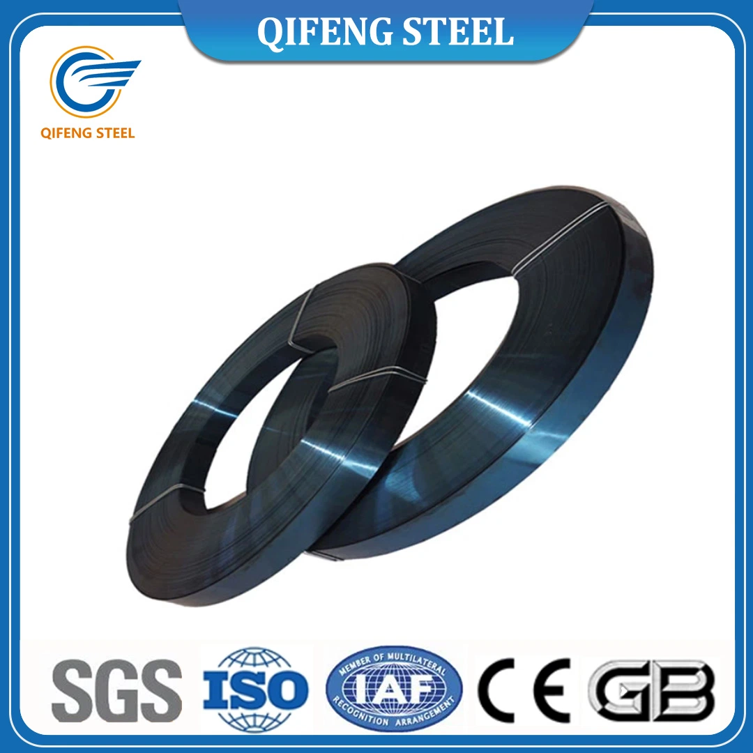 High Strength Blue Tempered Steel Strap/Strip for Packing/Black /Metal Steel Strapping