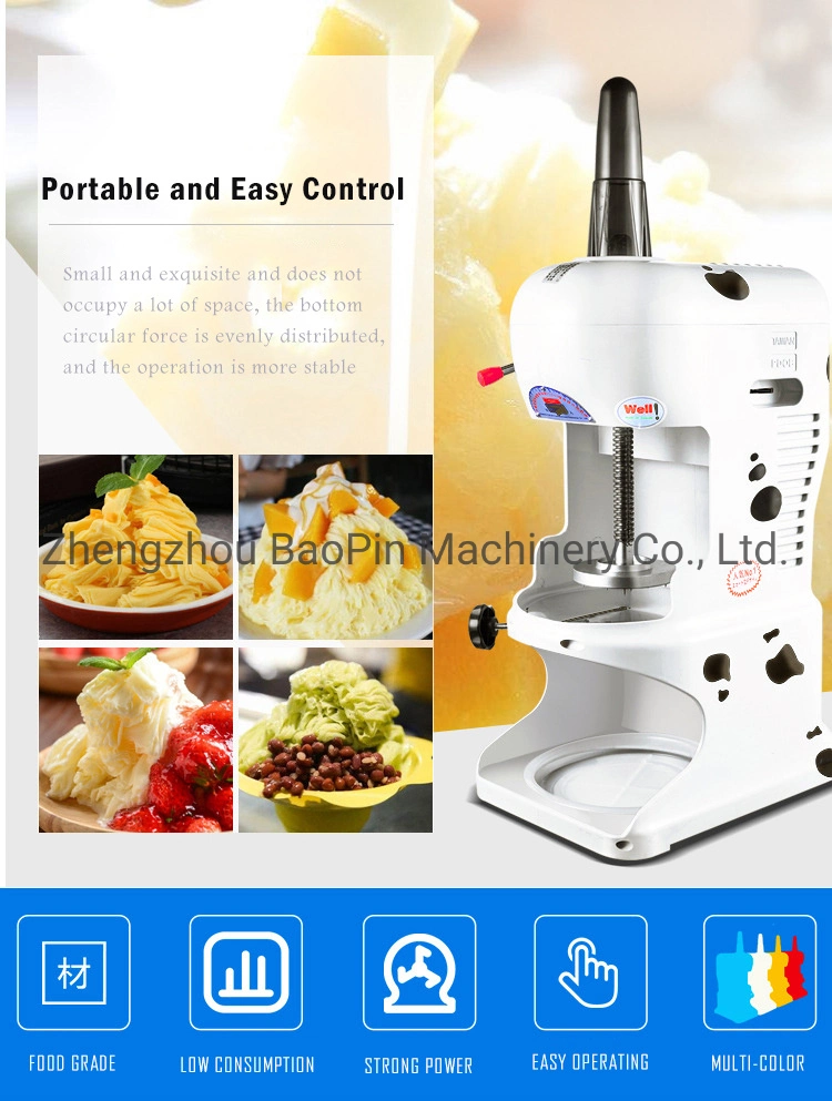 Fully Automatic Ice Shaving Machine Snowflake Ice Crusher for Sale