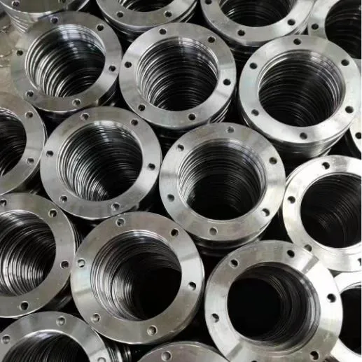 Wholesale OEM BS, ANSI, JIS, DIN Stainless Steel Carbon Steel A105 Forged Welding Neck 150lbs Threaded Forged Flanges Factory Price