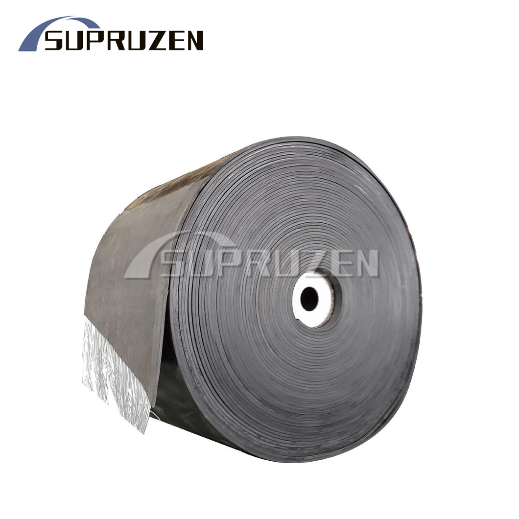 Sunmu Industry Steel Cord Rubber Conveyor Belt China Suppliers 0.4kw - 22kw Power Durable Rubber Conveyor Belt Used for Vertical Rubber Belt Conveyor