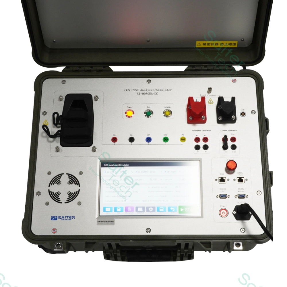 Testeur/simulateur/analyseur de chargeur de courant alternatif portable équipement de test CCS2 standard