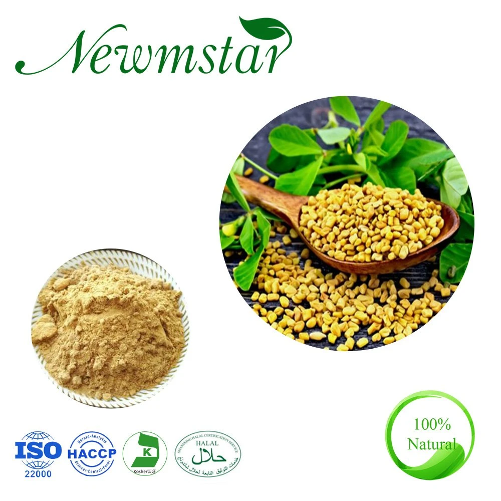 ISO22000 100% Natural Plant Extract Fenugreek Saponins Extract 4-Hydroxyisoleucine 20% Protodioscin Fenugreek Seed Extract