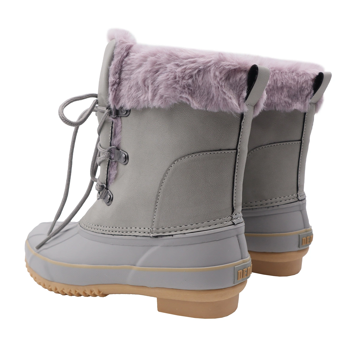 Fashion New Design Quiled Waterproof Synthetic Upper Winter Boots for Ladies