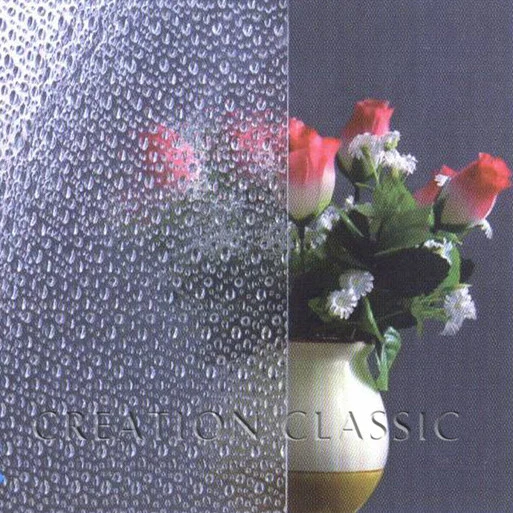 3.5-8mm Clear Patterned Glass for Decoration/ Art Glass