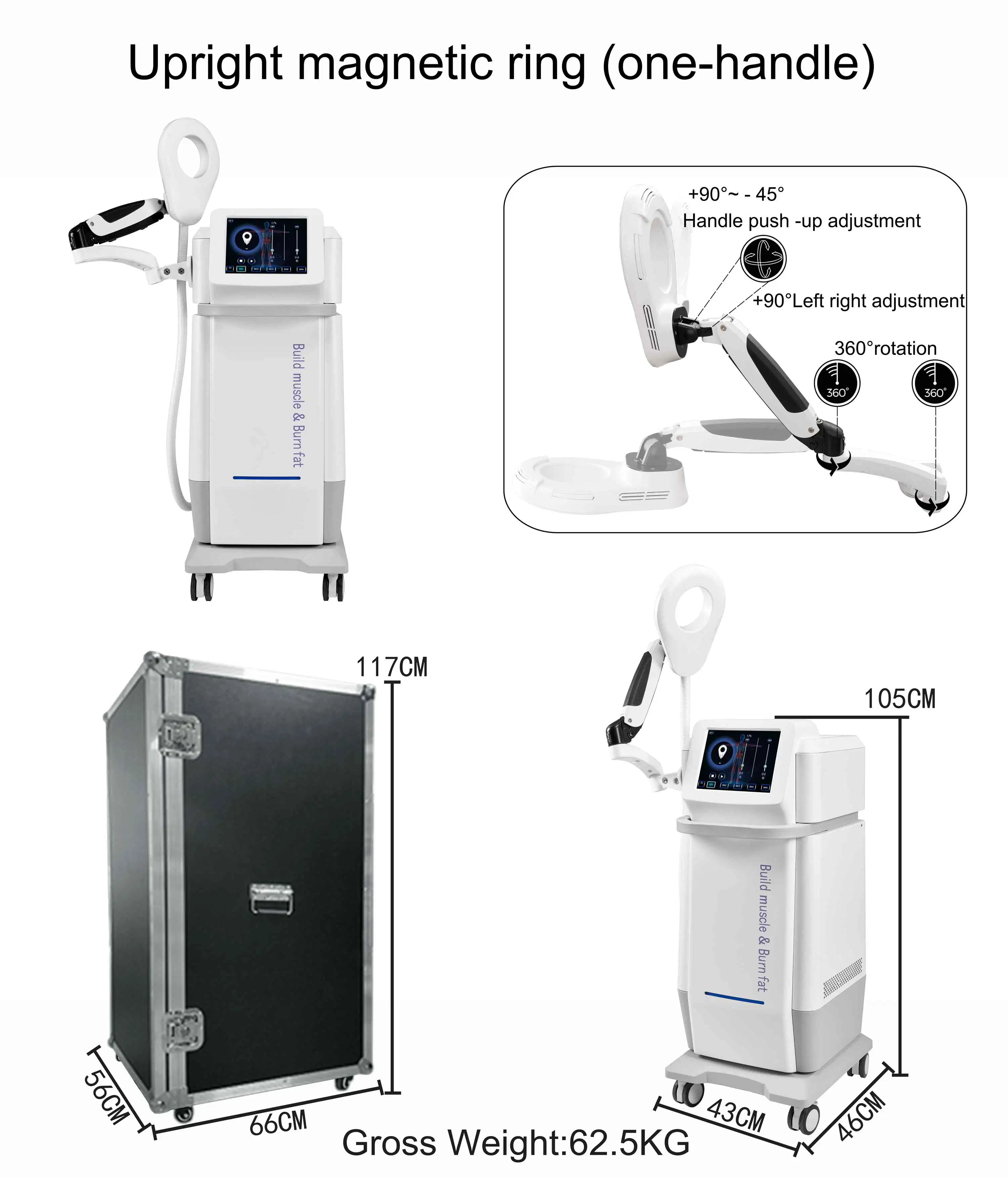 3 in 1 Extracorporeal Pneumatic Shock Wave Therapy System Physio Magneto Infrared Laser Fisioterapia