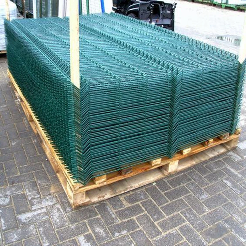 Green Color Painted Wire Mesh Steel Fencing