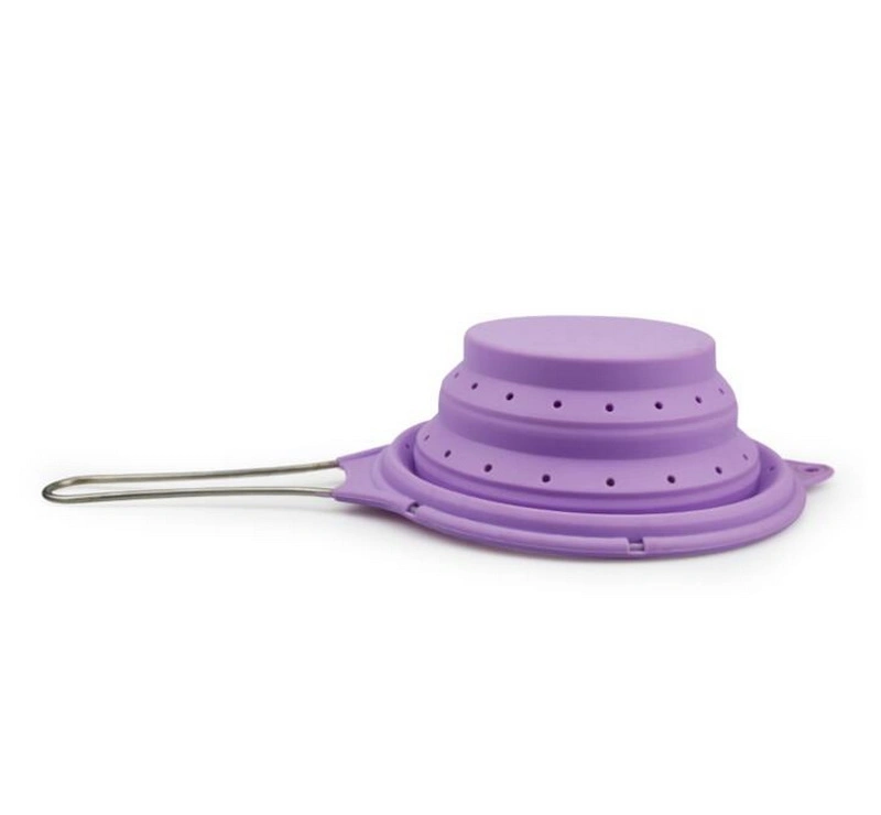 Outils de cuisine sans BPA silicone Panier de vidange de pliage