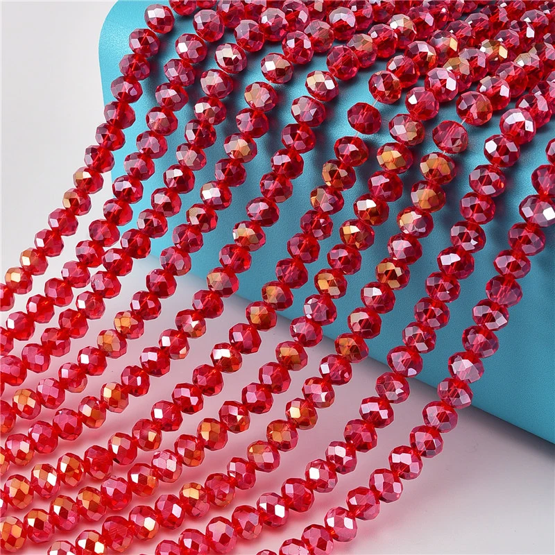 Wholesale/Supplier 4-14mm Crystal Flat Beads Glass Beads for Bracelet Jewelry Making