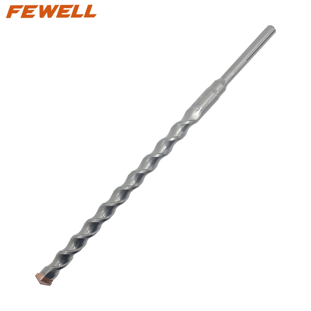 Broca de percussão elétrica SDS Plus 32 * 600 mm com ponta de carboneto única Para perfuração de granito Wall Rock em betão