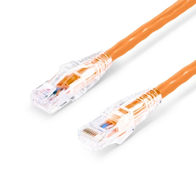 3FT (1m) UTP Cat5e Bare Copper Network Communication Computer Patch Cord Cable, Orange