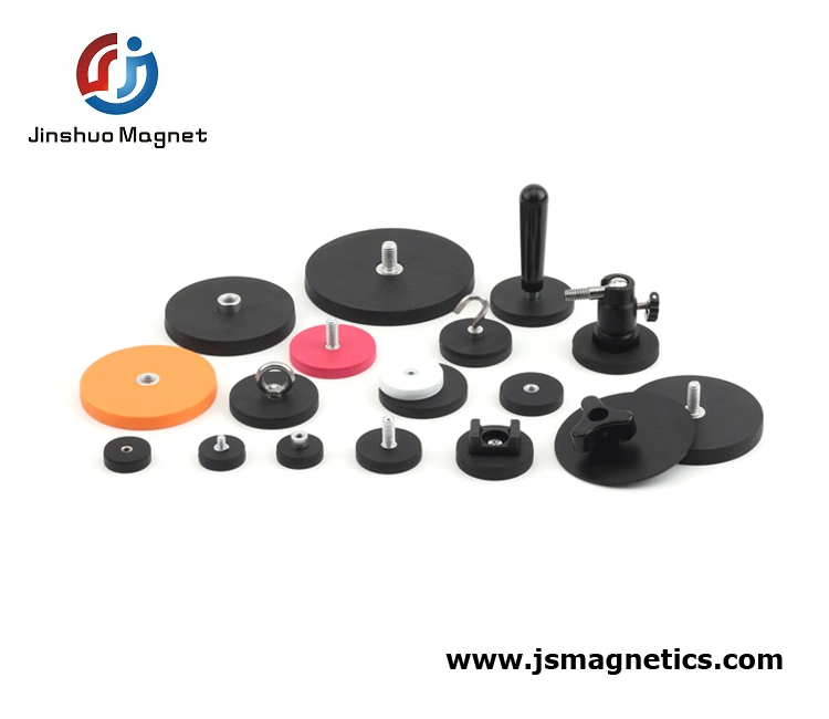 Gripper Magnet Rubber Coated Pot Magnet Handle Magnet Manufacturer