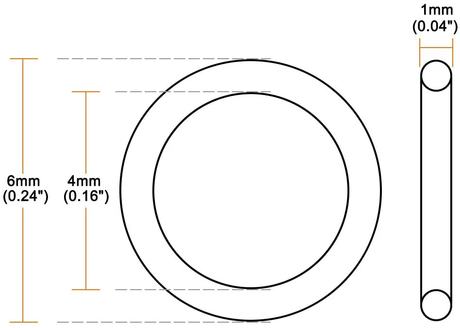 Custom Nitrile O-Ring Vehicle Seals