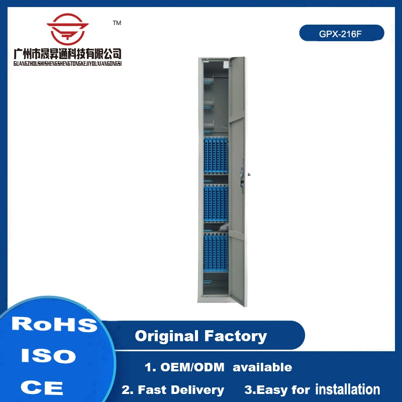 216fo Indoor Floor Standing Fiber Optical Cross Connection Distribution Frame