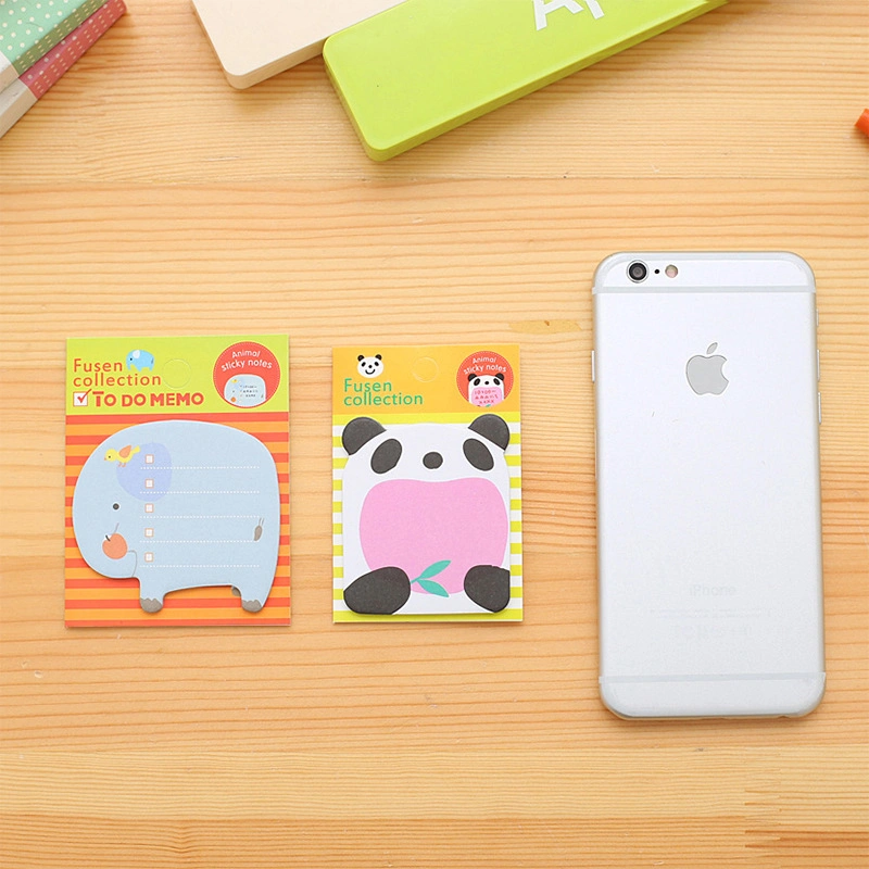 Chinese Factory Cartoon Cute Animals N Times to Post It Note Memo