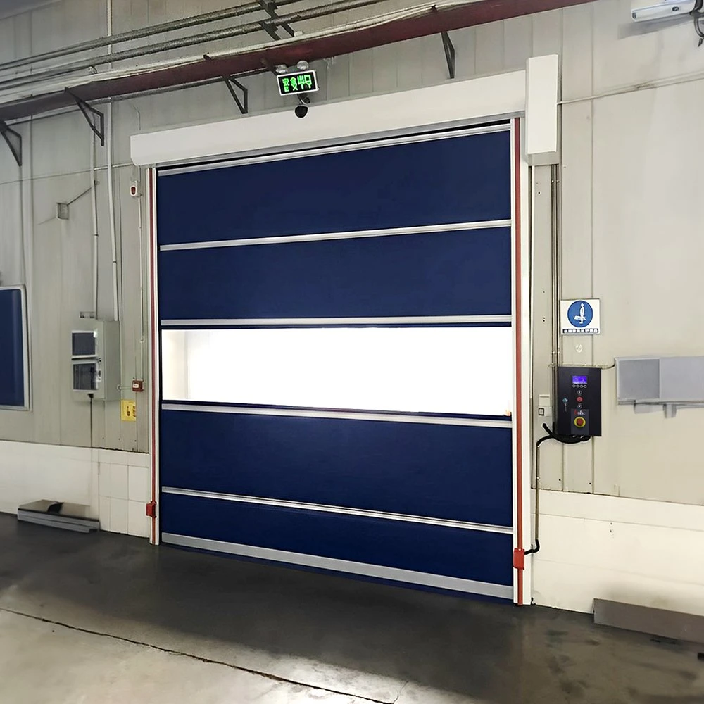 PVC Fabric High Performance High Speed Rolling Door (HF-1073)