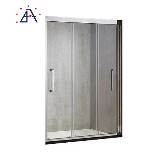 Bathroom Application Color Anodized Aluminum Glass Partition