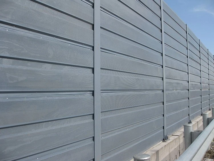 Railway Sound Proof Barriers High Way Usage Noise Barrier Wall Fence