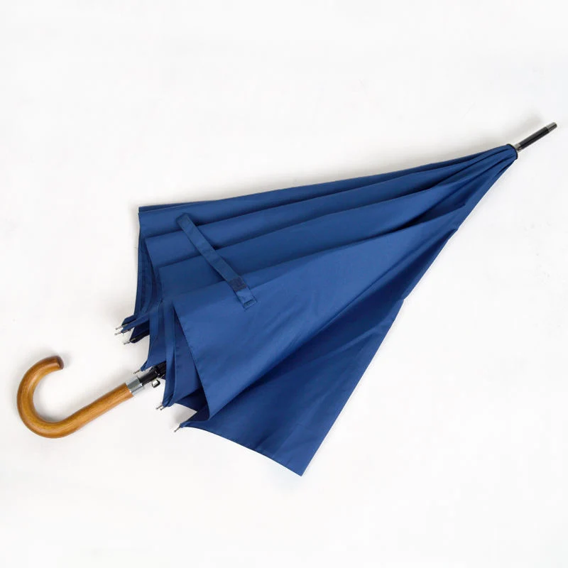 Crook Holzgriff Gerade Automatische Regenschirm Classic Guest Paraguas Parapluie Sombrilla