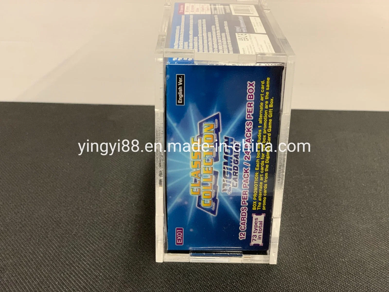 OEM Transparent Acrylic Booster Box with Lid