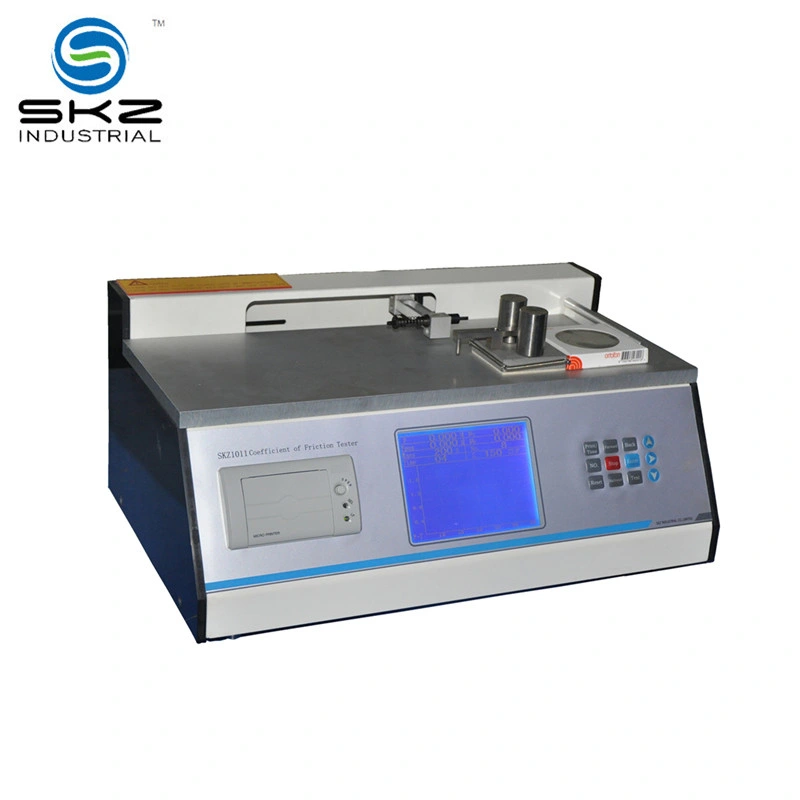 Skz1011 Plastic Film Packaging ISO8295 Astmd1894 Tappit816 Coefficient of Sliding Friction Cof Testing Machine Device