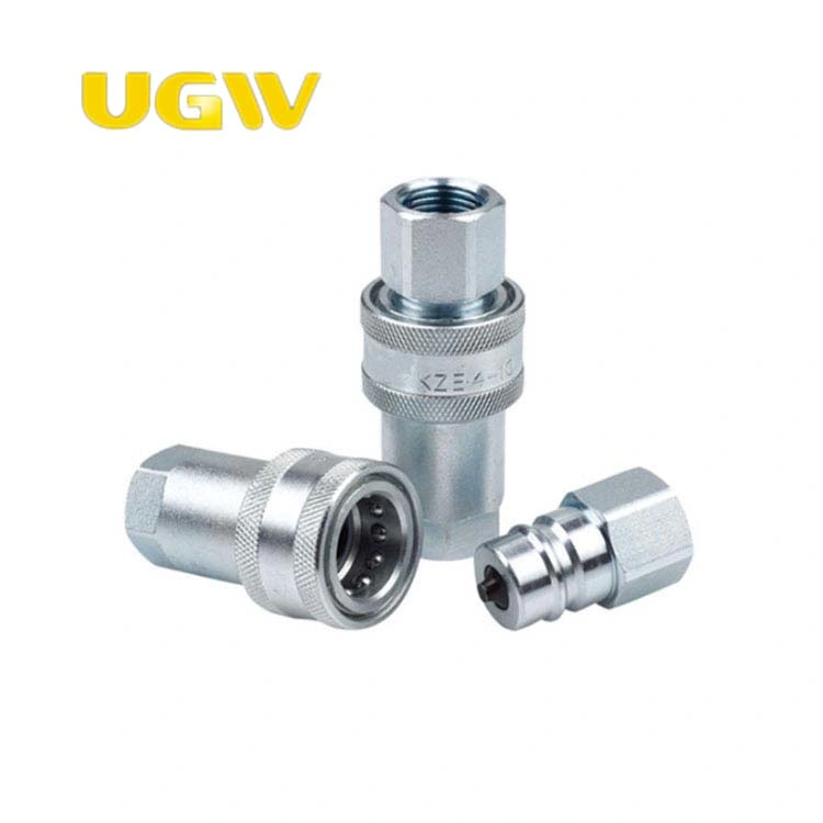 High Pressure Flat Face Hydraulic Hose Quick Coupling Quick Disconnector