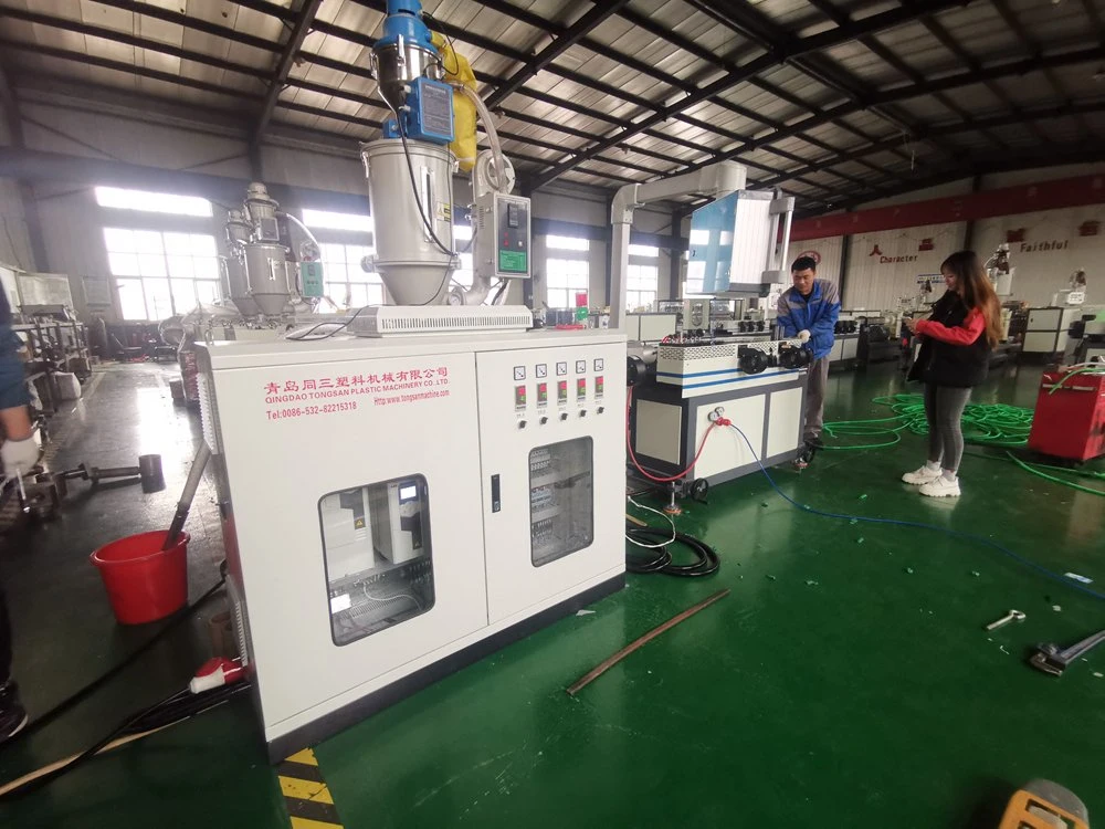 Plastic Corrugated Pipe Extrusion Machine Manufacturing Electric Conduit Cable