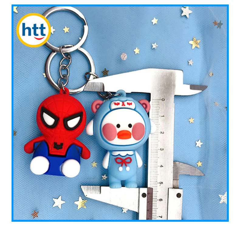 Girls and Boys Key Chain Customization Small Gift Plastic Toys Supplier