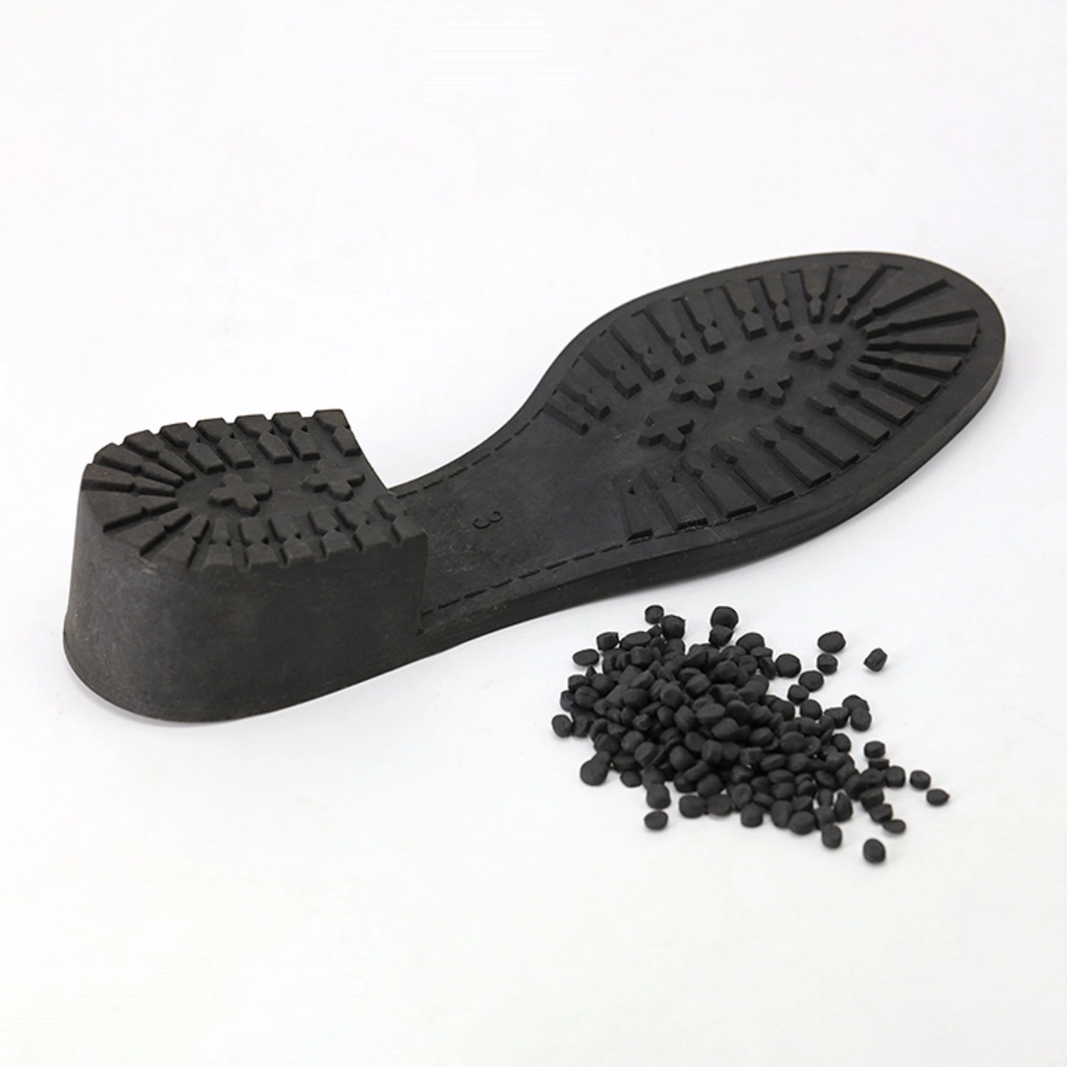 Raw Material PVC Granules Black PVC Granules for Safety Shoes Sole