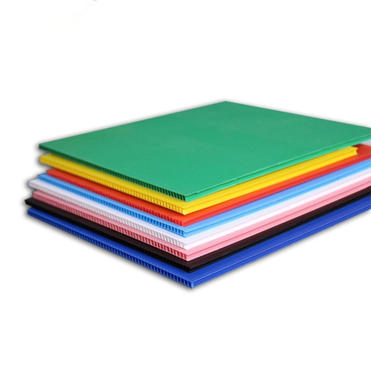 Excellent Quality 2mm 4mm 10mm Polypropylene PP Hollow Sheet Plastic Corrugated Sheet/ Plate /Board