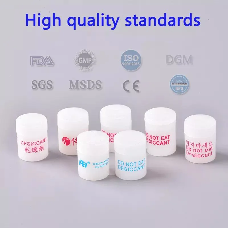 Oral Use Film-Coated Tablets Silica Gel Desiccant Canister Medical Used Silica Gel Desiccant