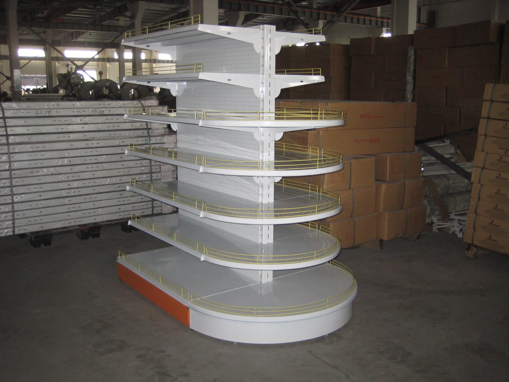 CE Certificate Metal Supermarket Shelf Display Stand Shelf High quality/High cost performance 