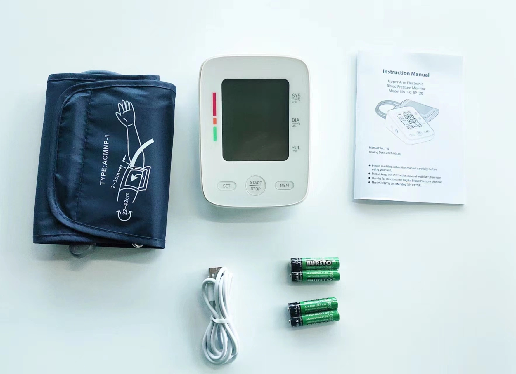 High Automatic sphygmomanometer Digital Medical Upper Arm Blood Pressure Monitor