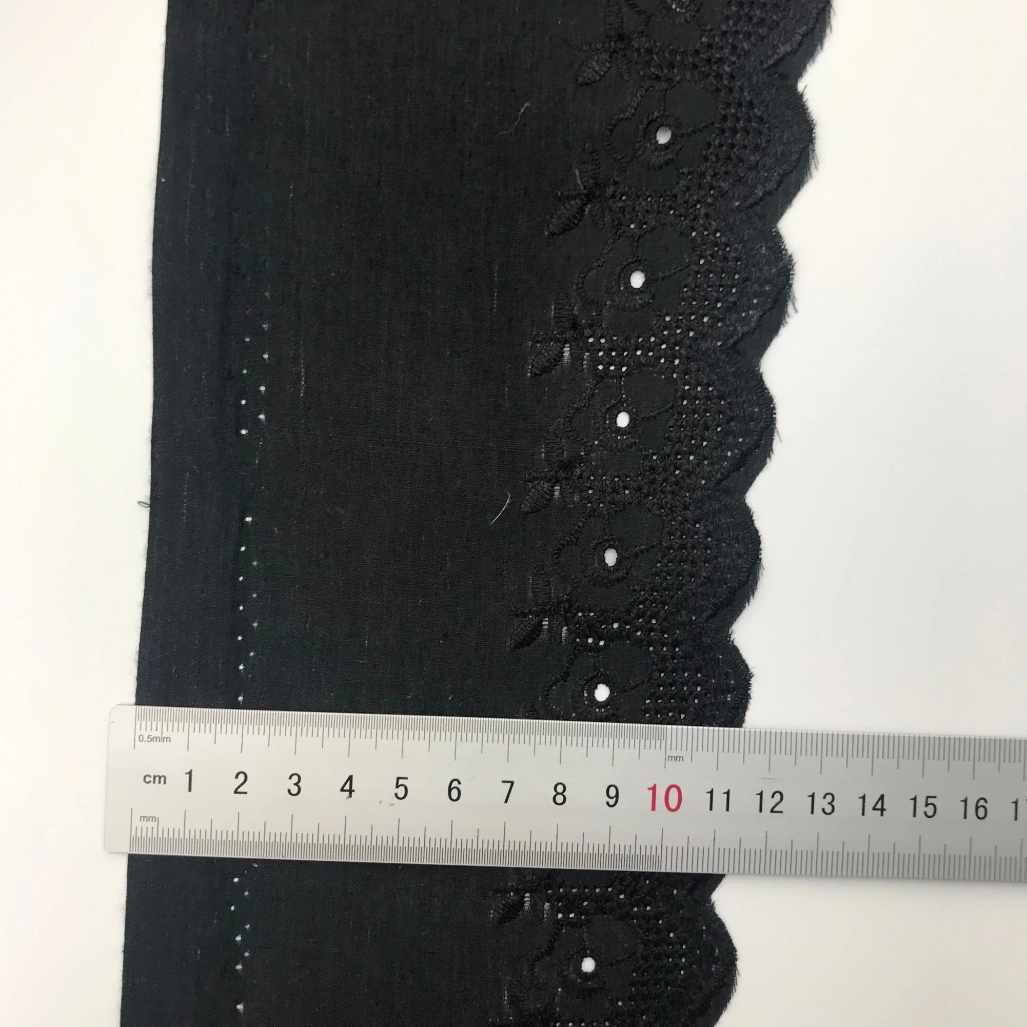 Venda por grosso de qualidade superior Broderie Anglaise Guarnição Lace lado bordados rendas para Flor de Fita de acessórios de vestuário