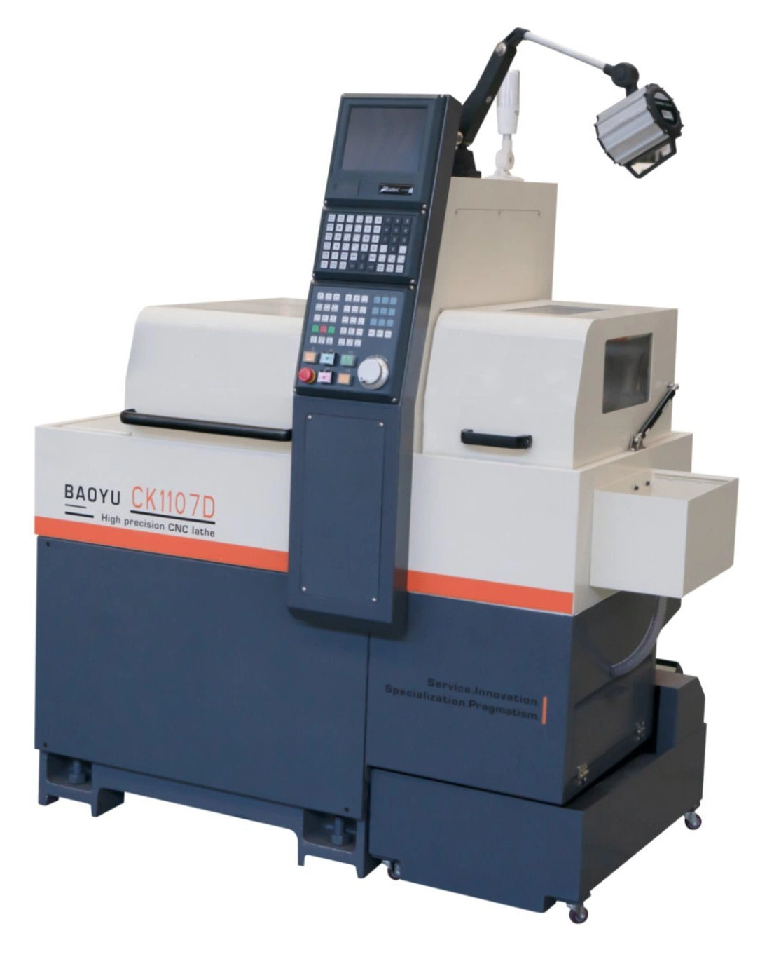 High Precision Ck1107D Swiss CNC Lathe Metal Milling Machine for Metalcutting