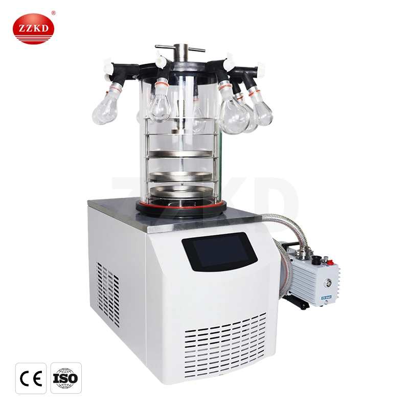 Desktop Benchtop Lyophilizer Vaccine Protein Vial Vacuum Freeze Drying Lyophilization Machine