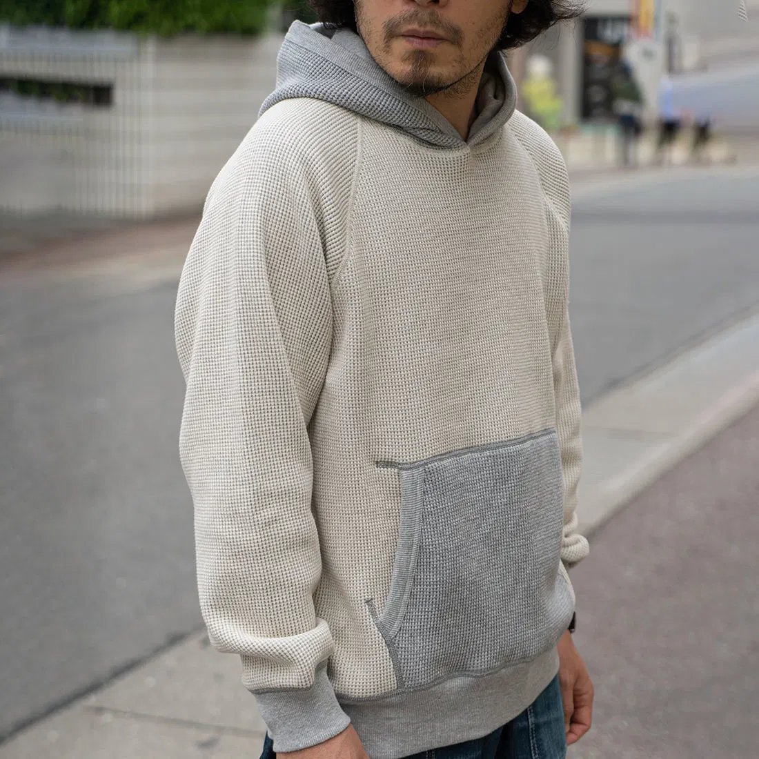 Custom 100% Cotton Hooded Pullover High quality/High cost performance  Thick Wool Oversize Loose Custom