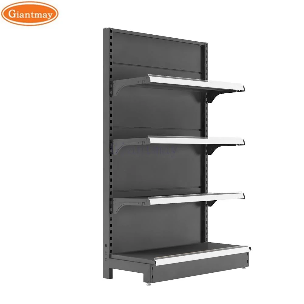 Giantmay Retail Produce Display Stand Black Display Shelves for Retail Stores