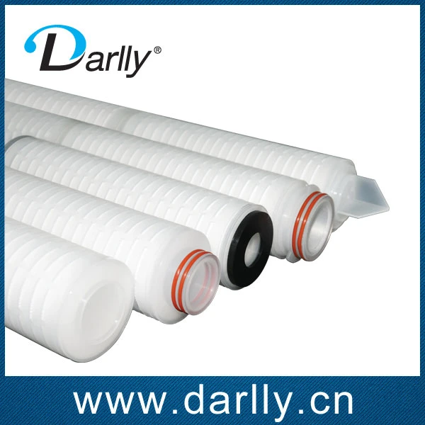 Safety Filter Before Production PP Pleated Filter 0.45micron in Juice Application